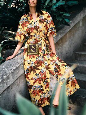 Alemais Leo Embroidered Shirtdress